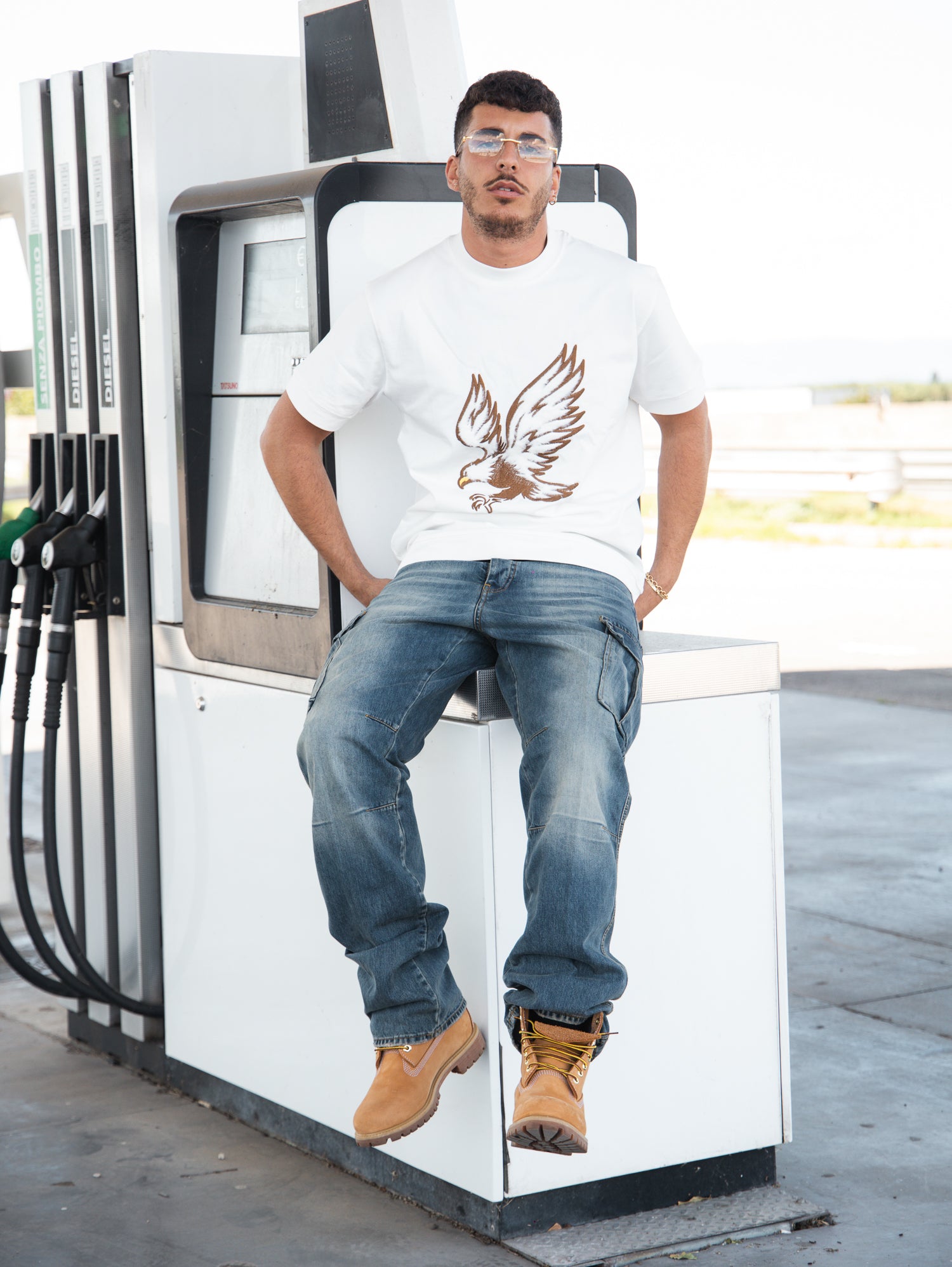 SOLDIER T-SHIRT AQUILA BIANCA