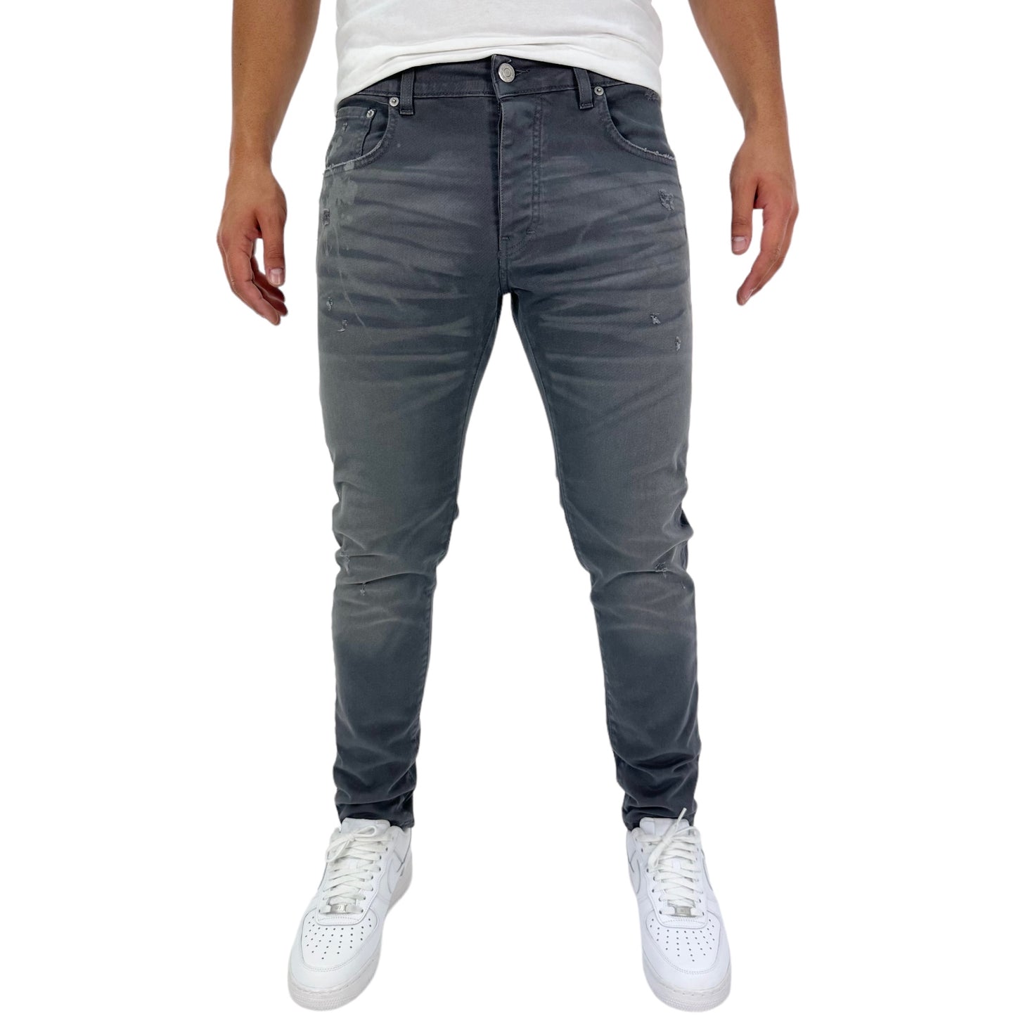 JEANS SOLDIER BOSS DRILL LASER GRIGIO