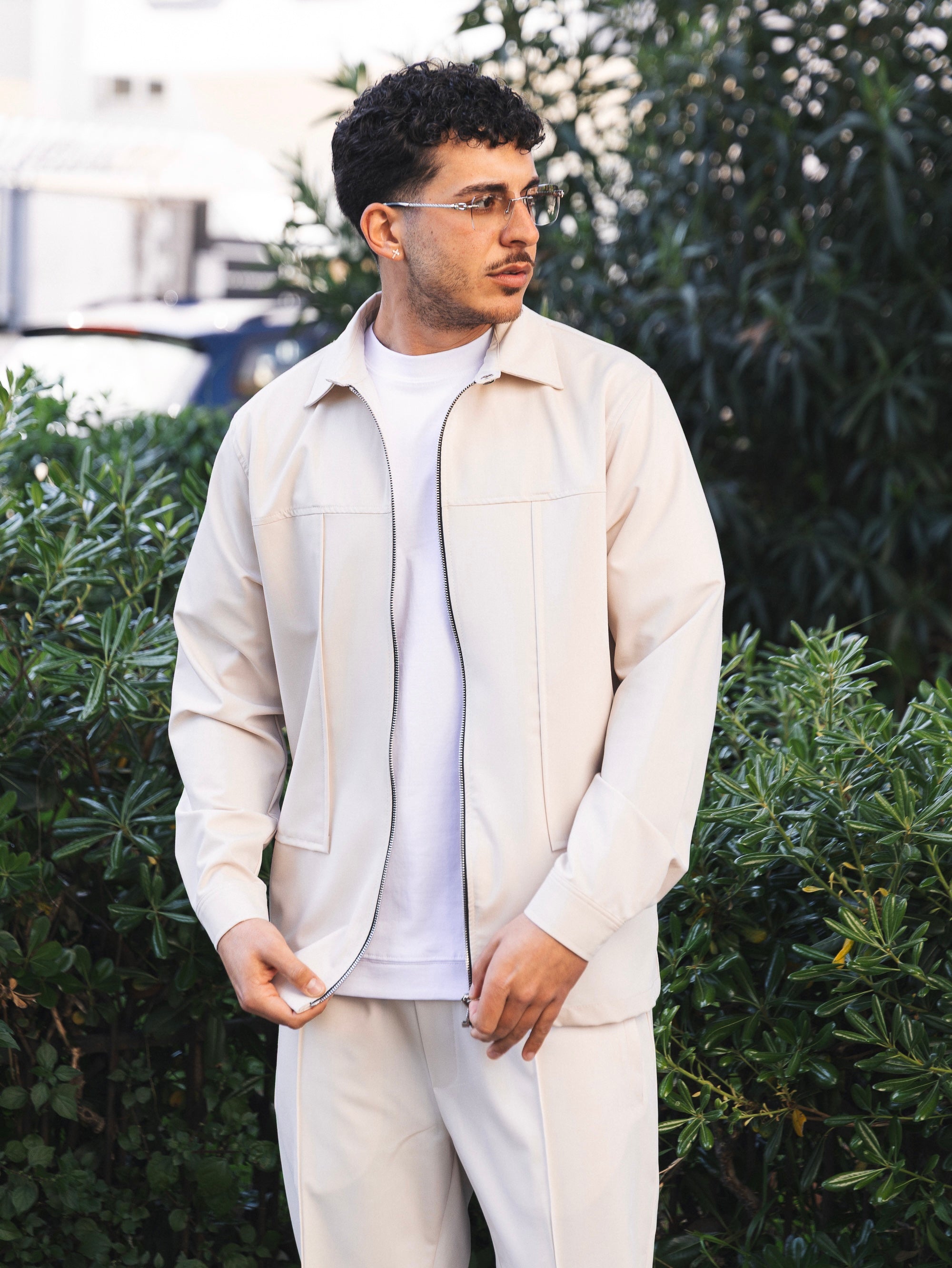 COORDINATO SOLDIER NEW ZIP BEIGE