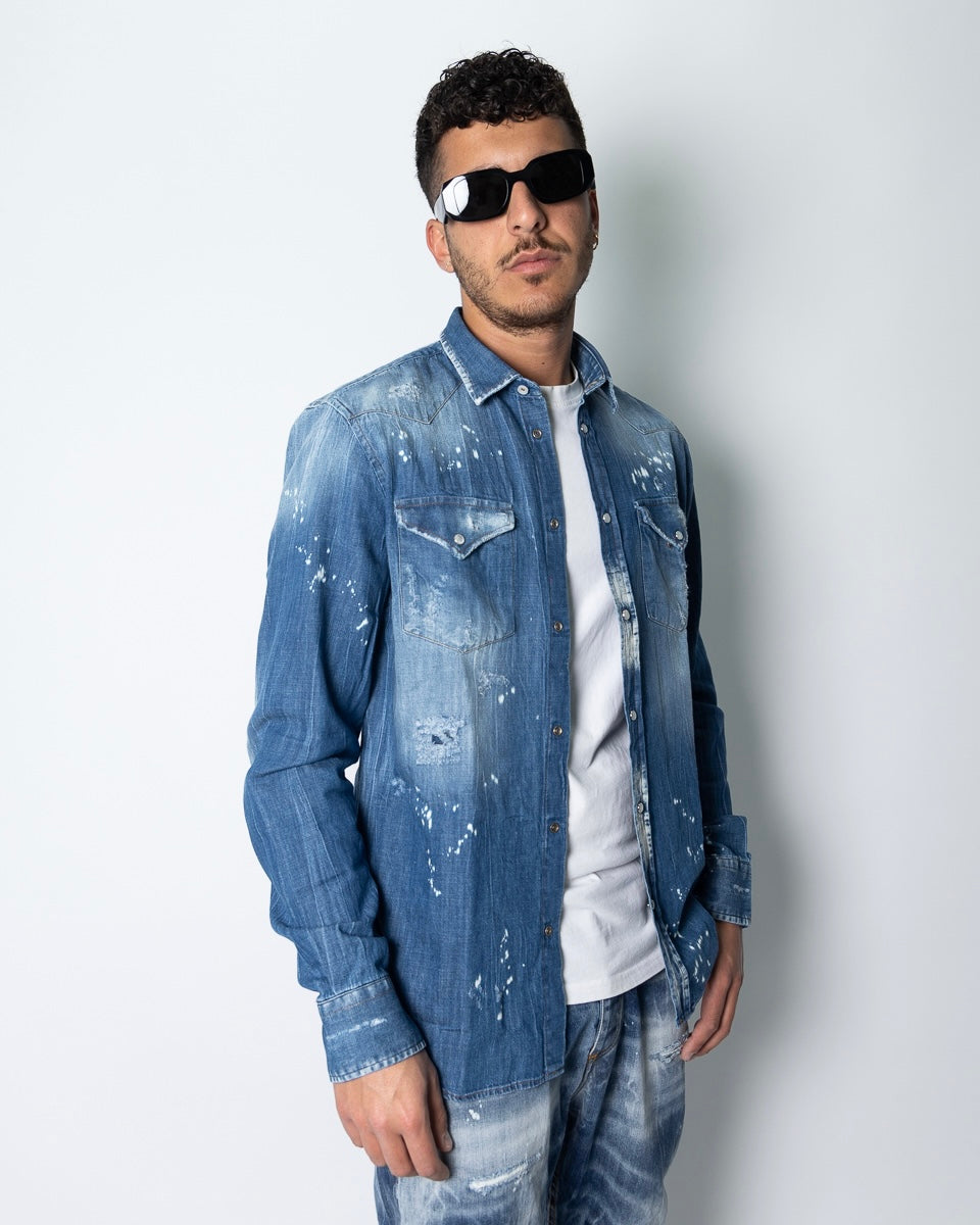 SOLDIER CAMICIA JEANS 03B