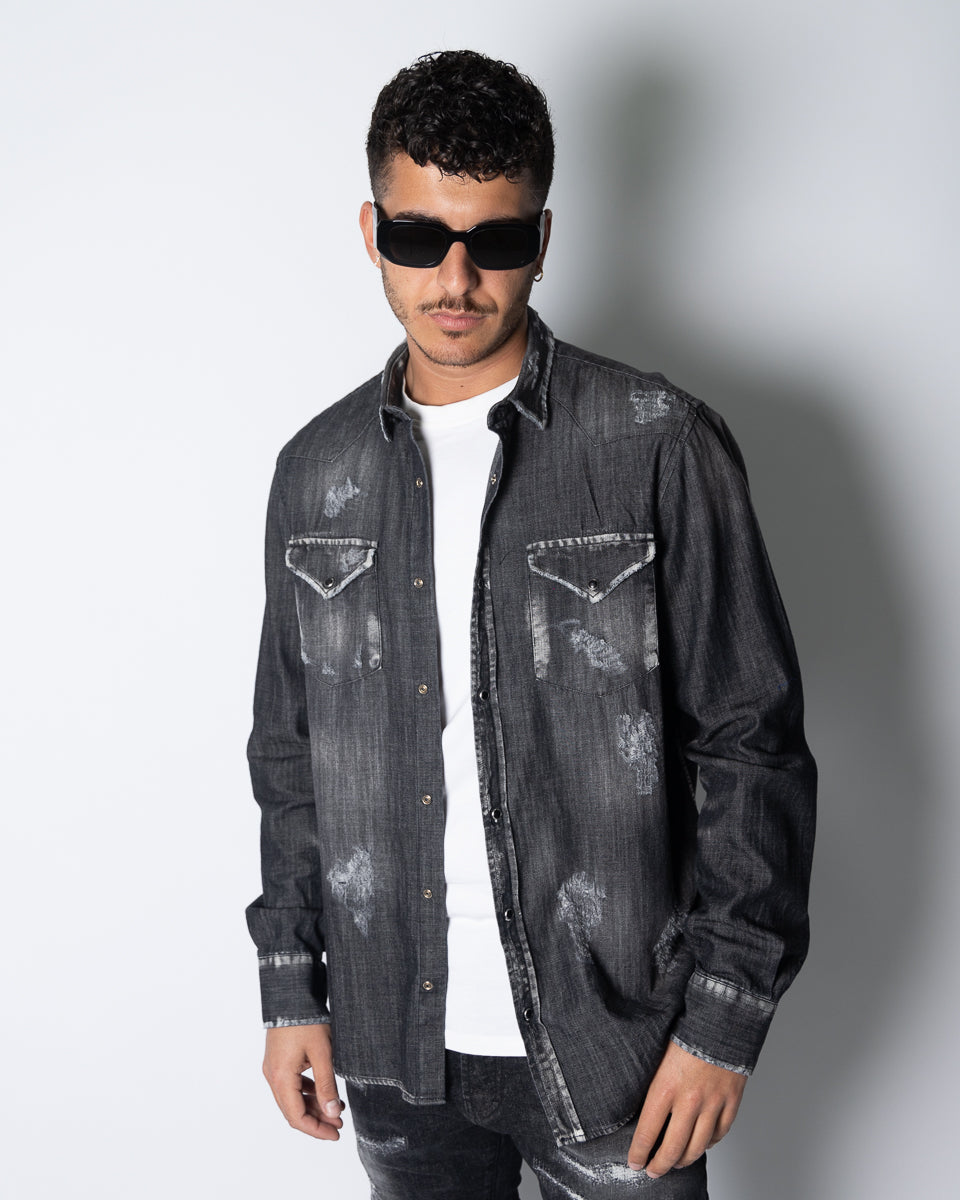 SOLDIER CAMICIA JEANS 02N