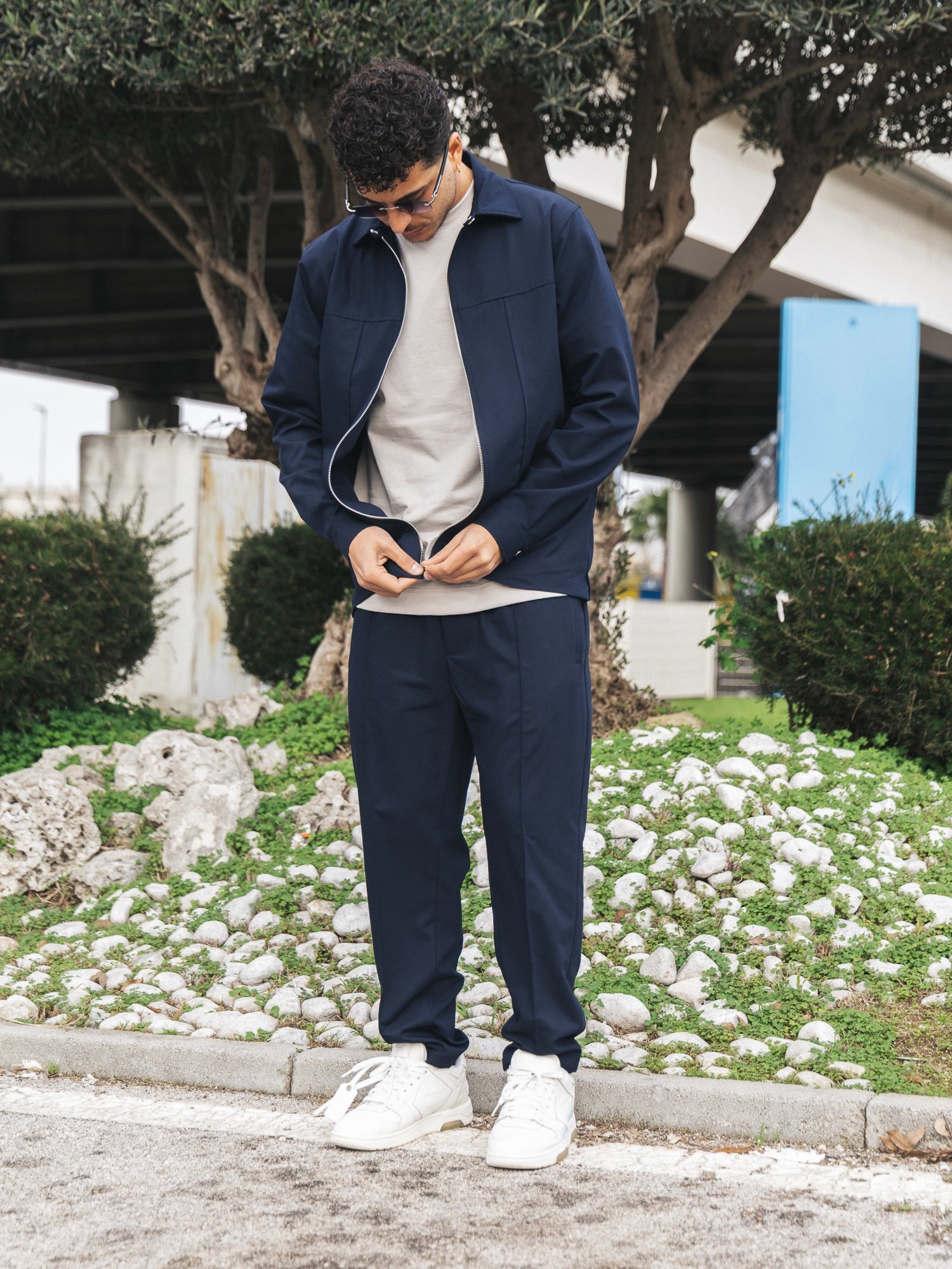 COORDINATO SOLDIER NEW ZIP BLU