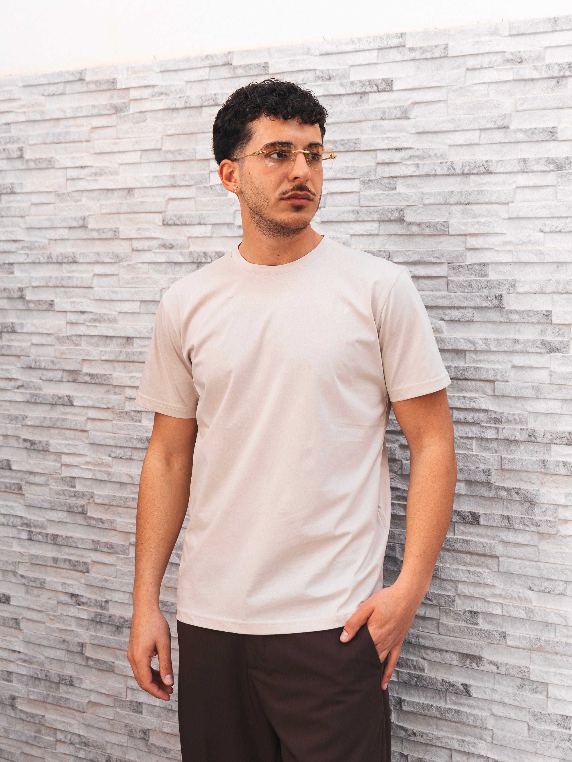 T-SHIRT SOLDIER FILO SCOZIA BEIGE