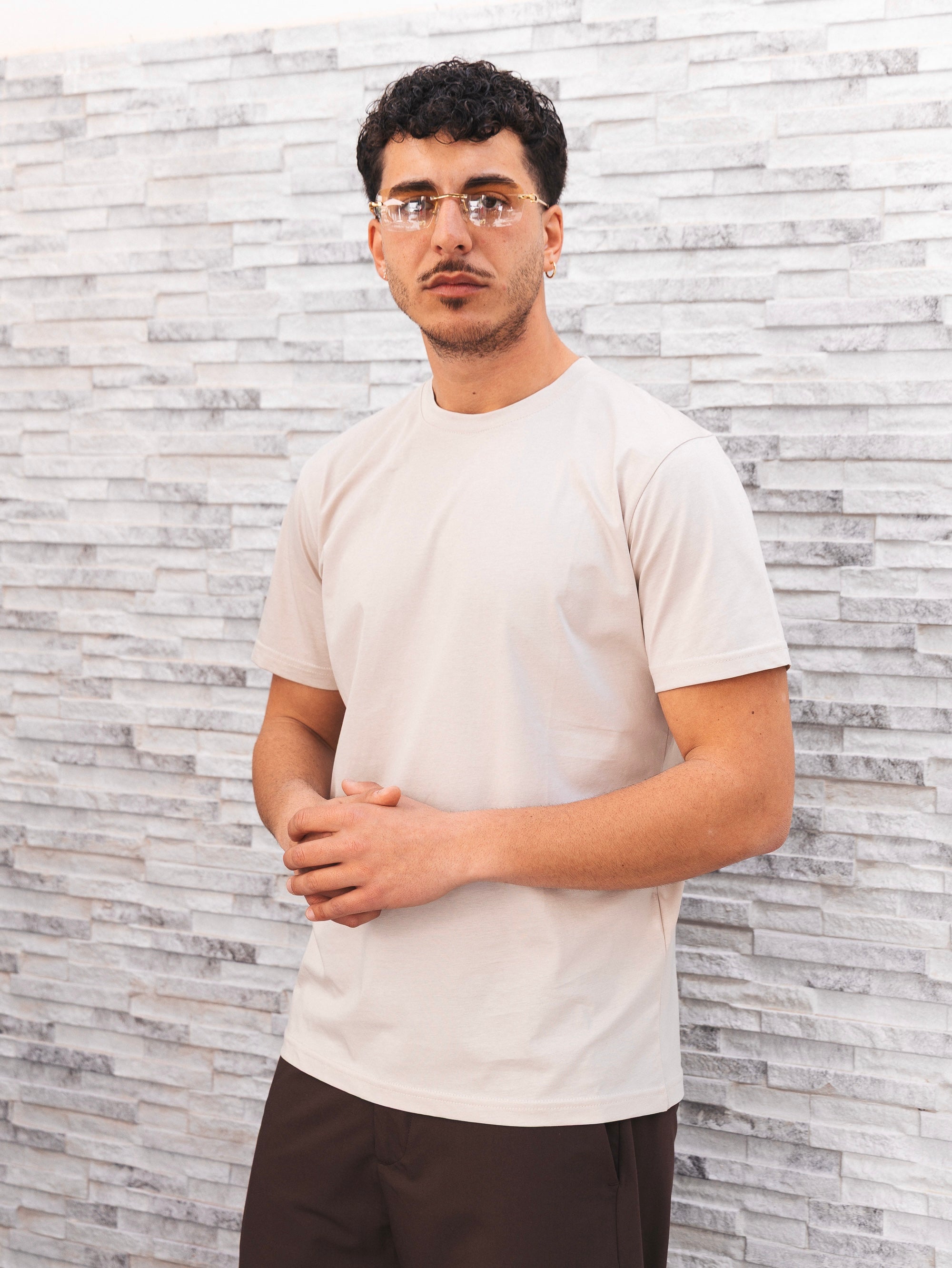 T-SHIRT SOLDIER FILO SCOZIA BEIGE