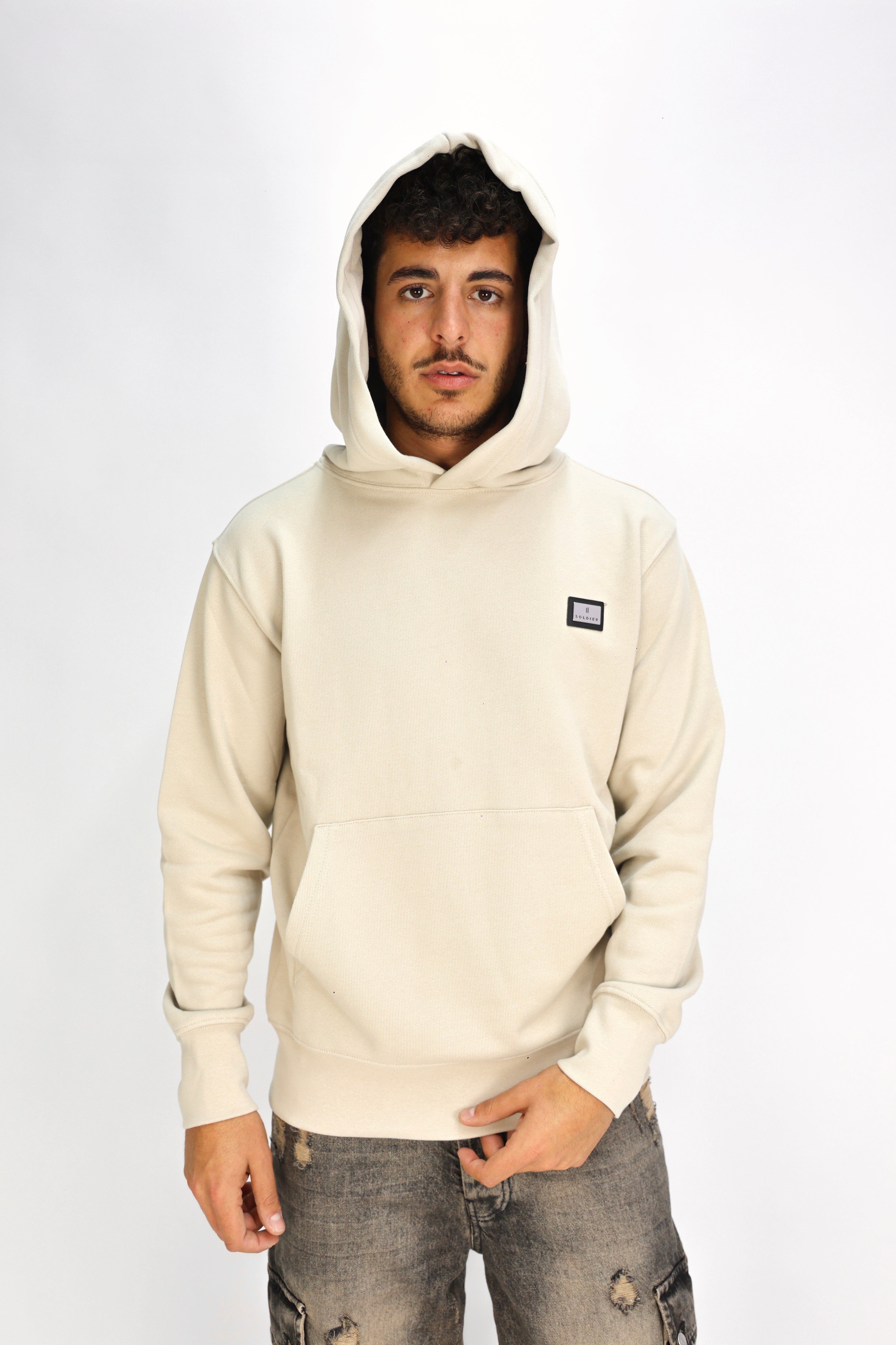 FELPA SOLDIER CAPP. PRIME BEIGE