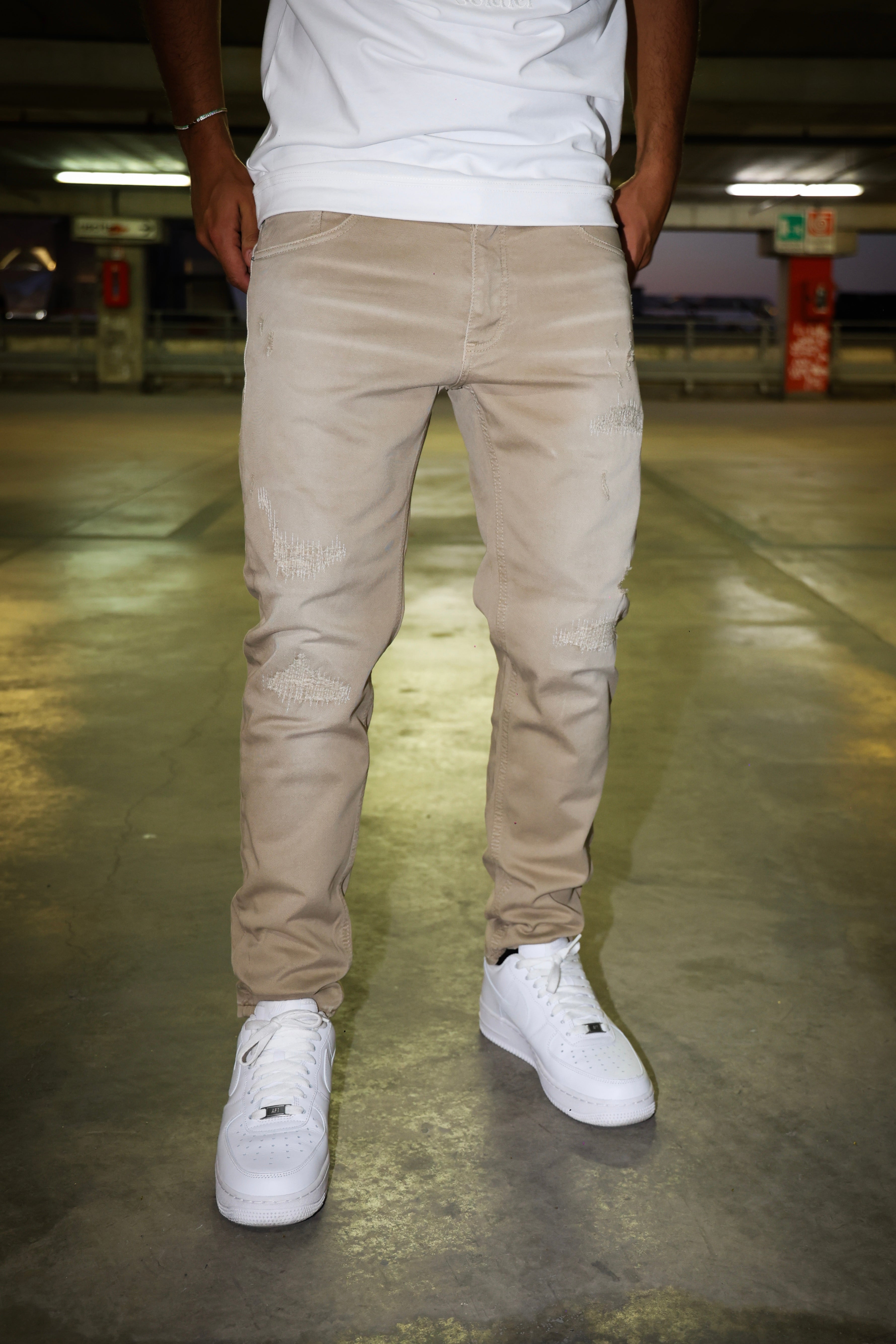 JEANS SOLDIER NEW WOLL DRILL ADA BEIGE