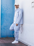 COORDINATO SOLDIER ZIP CELESTE