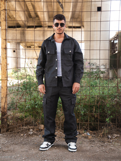 SOLDIER COORDINATO DENIM NERO