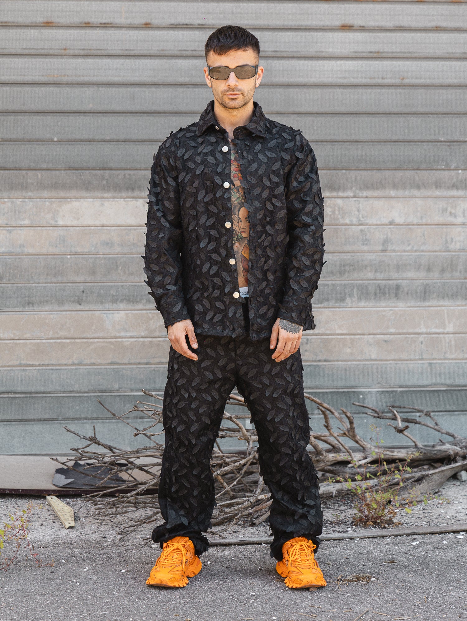 SOLDIER COORDINATO FOGLIA BLACK