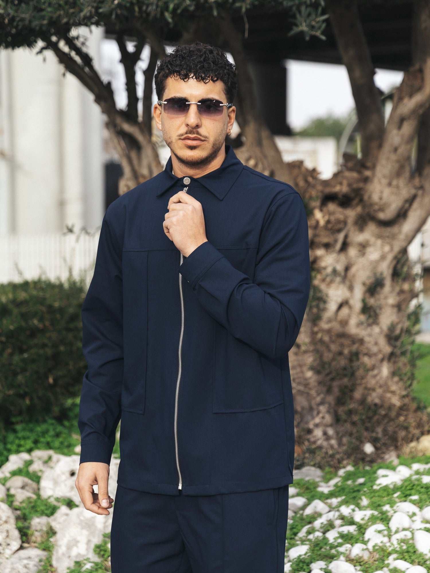 COORDINATO SOLDIER NEW ZIP BLU