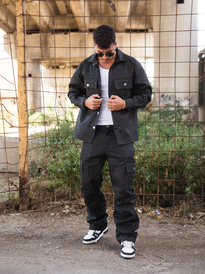 SOLDIER COORDINATO DENIM NERO