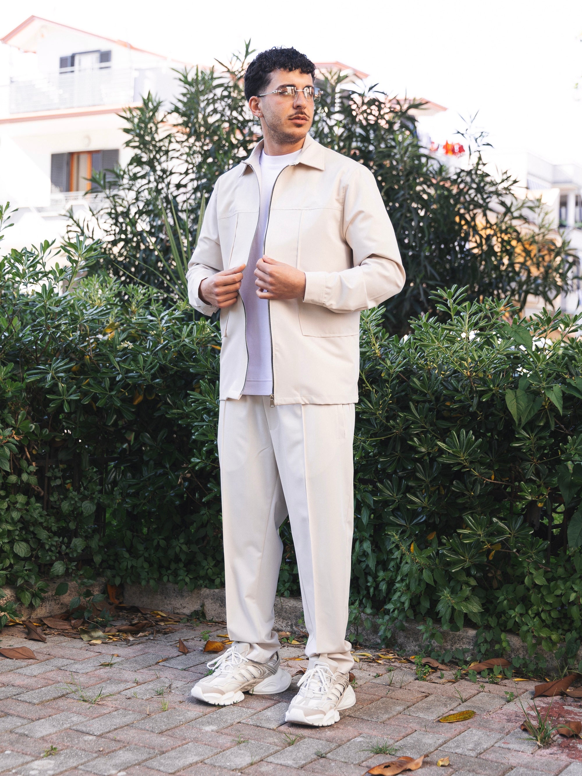 COORDINATO SOLDIER NEW ZIP BEIGE
