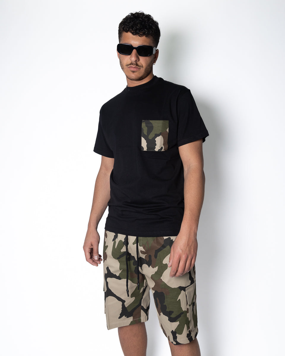 SOLDIER T-SHIRT TASCHINO MIMETICO