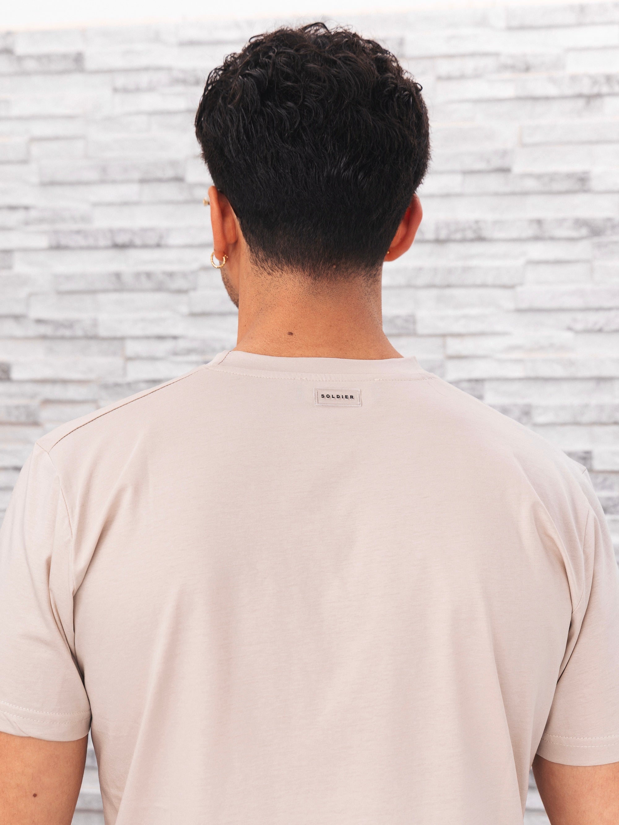 T-SHIRT SOLDIER FILO SCOZIA BEIGE