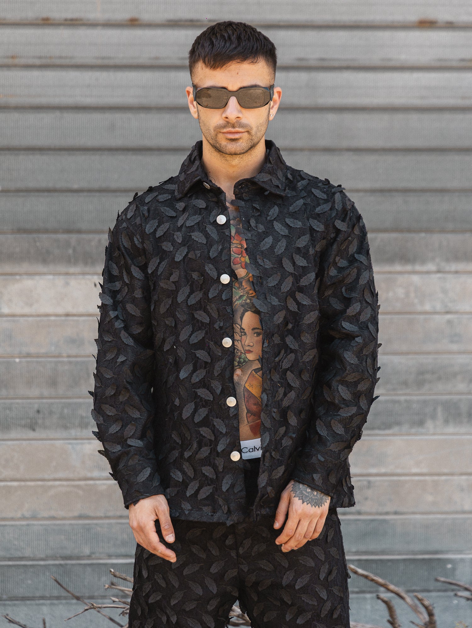 SOLDIER COORDINATO FOGLIA BLACK