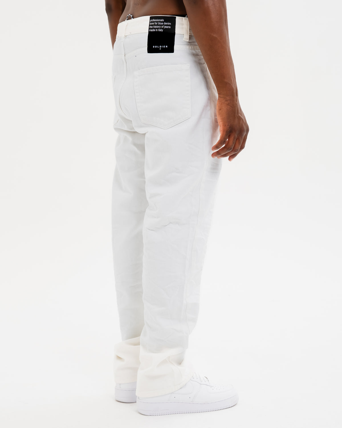 JEANS SOLDIER BAGGY DRILL 3D BIANCO