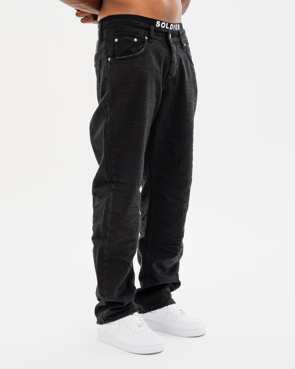 JEANS SOLDIER BAGGY DRILL 3D NERO