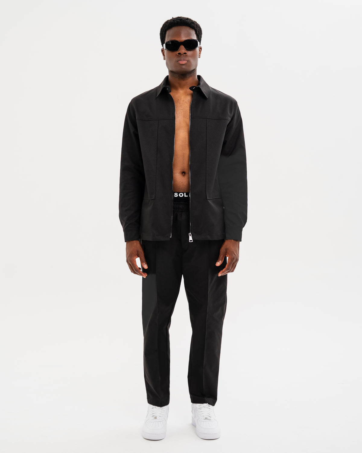 COORDINATO SOLDIER ZIP NERO