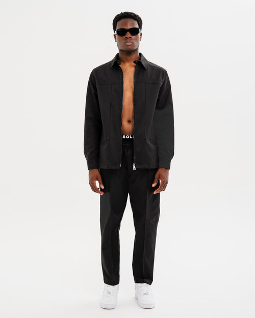 COORDINATO SOLDIER ZIP NERO
