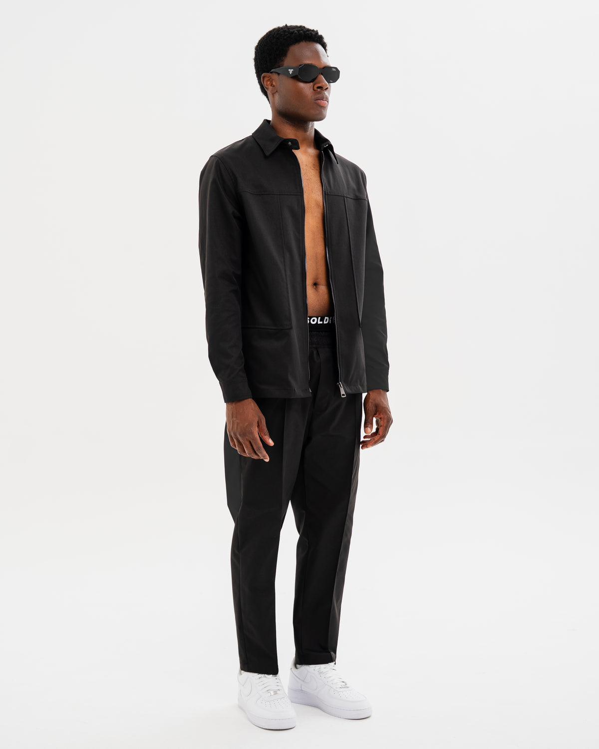 COORDINATO SOLDIER ZIP NERO