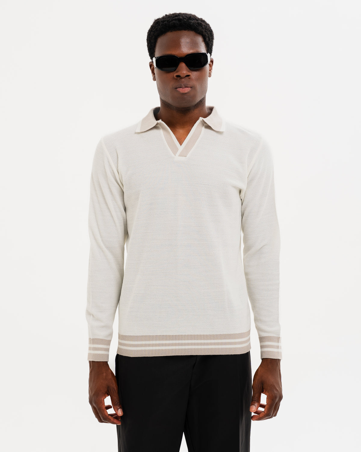 POLO FILO SOLDIER MANICA LUNGA PANNA