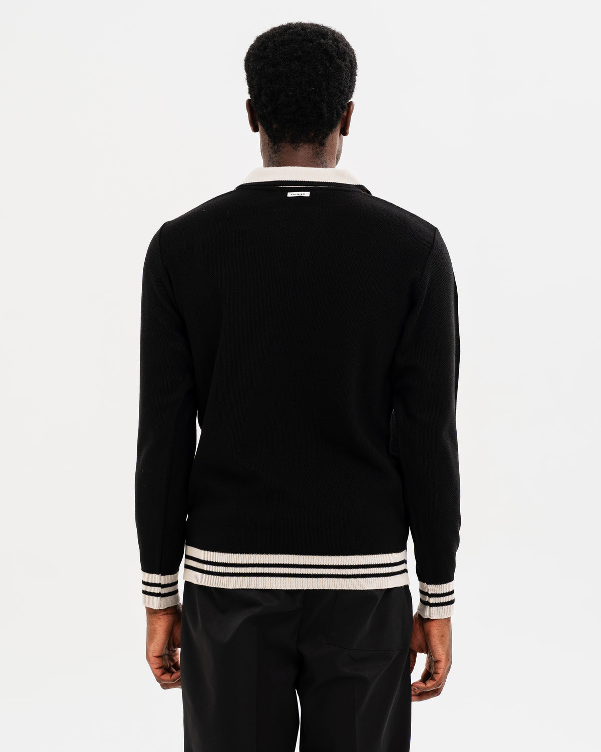 POLO FILO SOLDIER MANICA LUNGA NERA