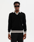 POLO FILO SOLDIER MANICA LUNGA NERA