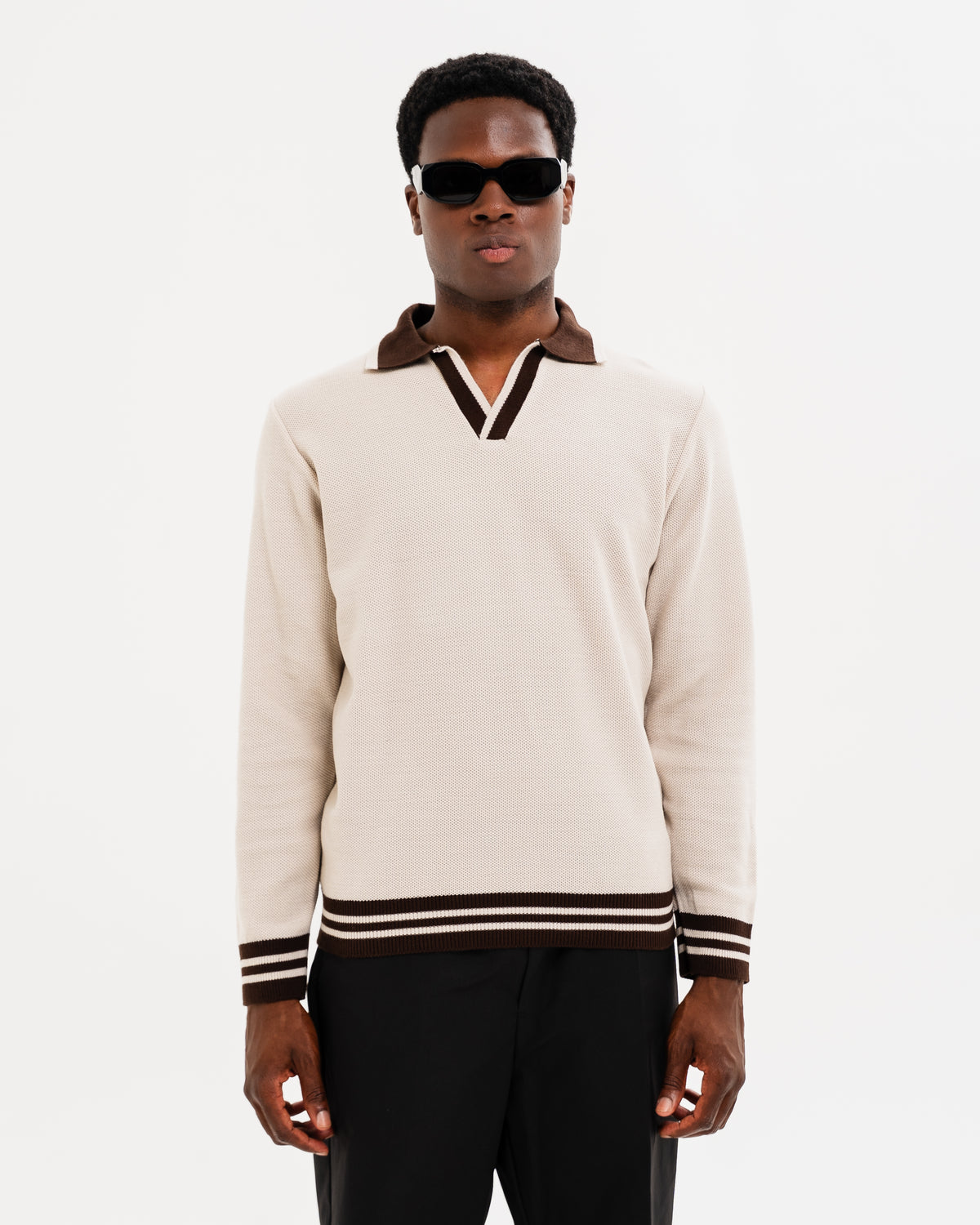 POLO FILO SOLDIER MANICA LUNGA BEIGE