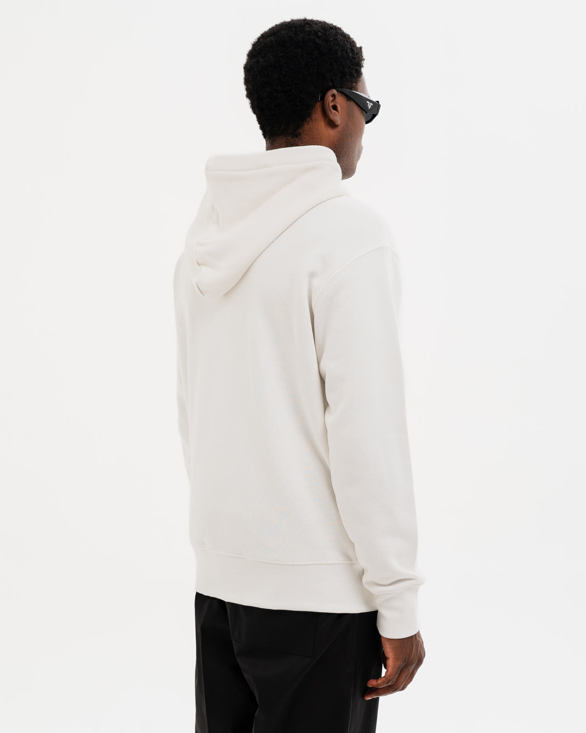 FELPA SOLDIER CAPP. ZIP BIANCA