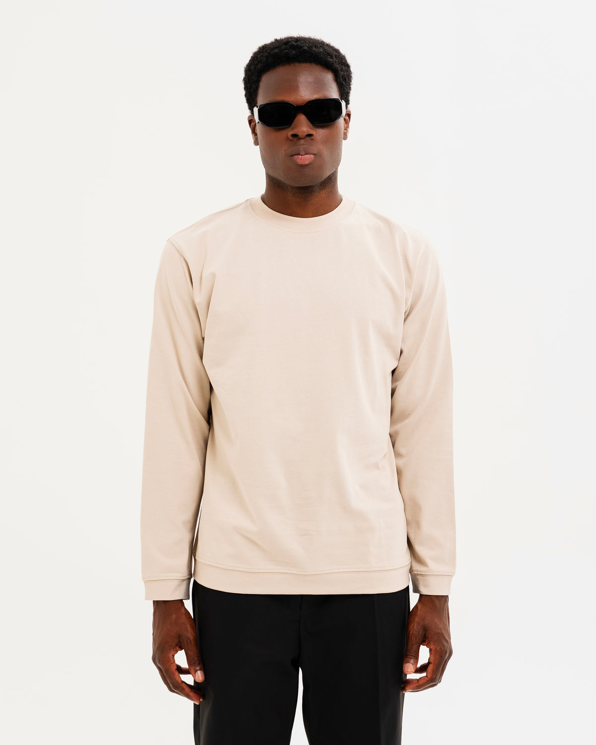 MAGLIA SOLDIER MANICA LUNGA BEIGE