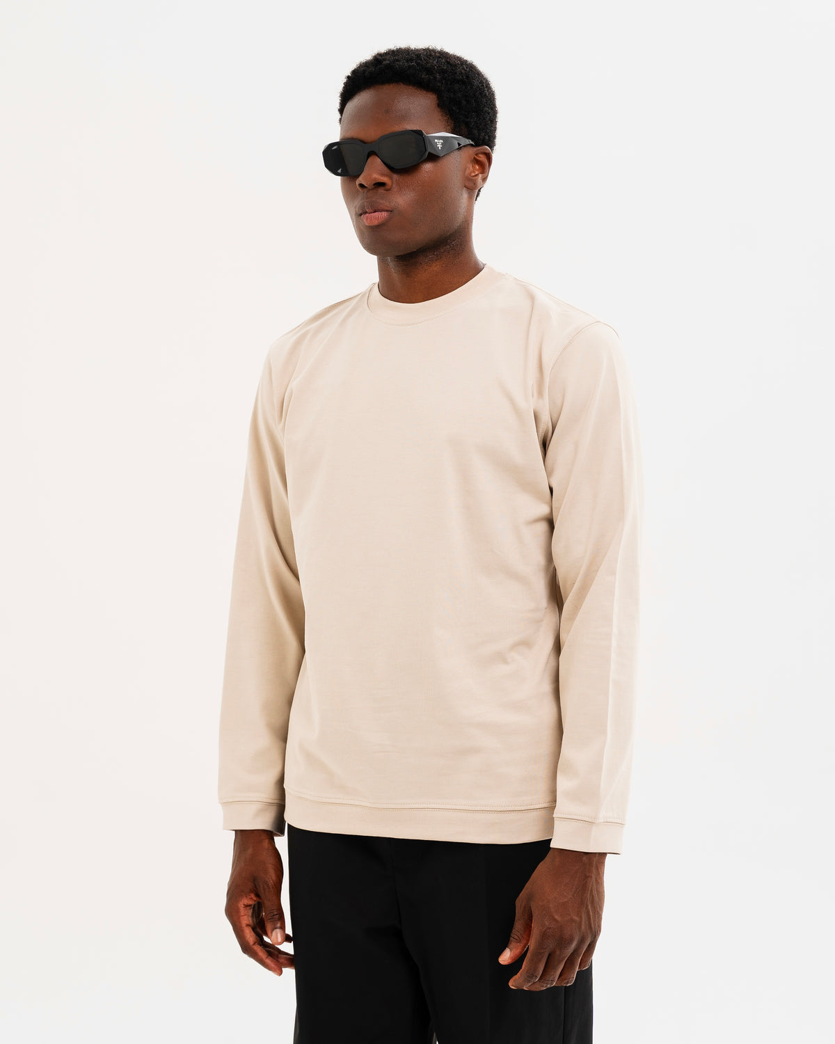 MAGLIA SOLDIER MANICA LUNGA BEIGE