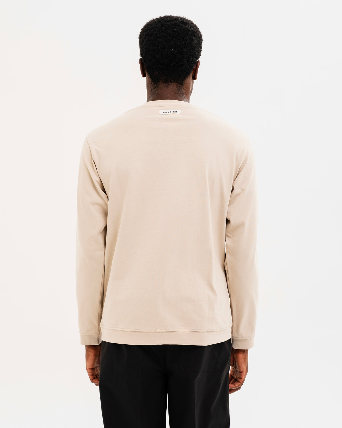 MAGLIA SOLDIER MANICA LUNGA BEIGE