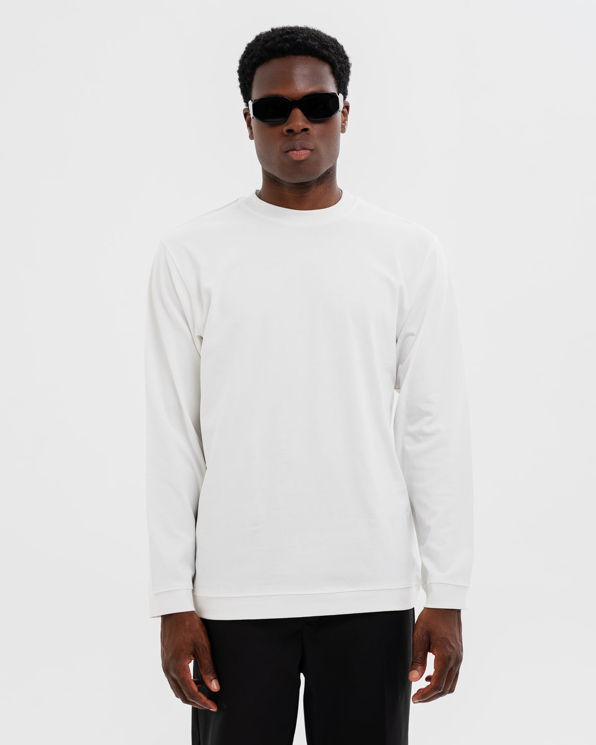 MAGLIA SOLDIER MANICA LUNGA BIANCA