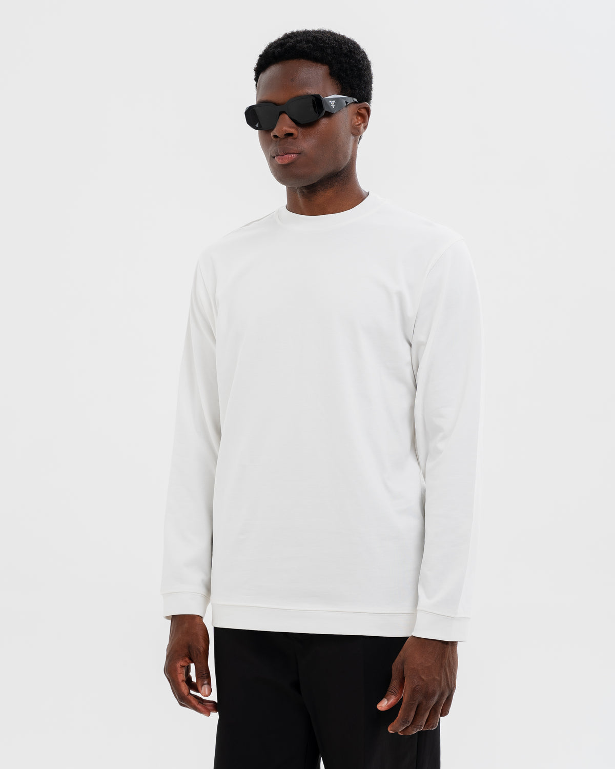 MAGLIA SOLDIER MANICA LUNGA BIANCA