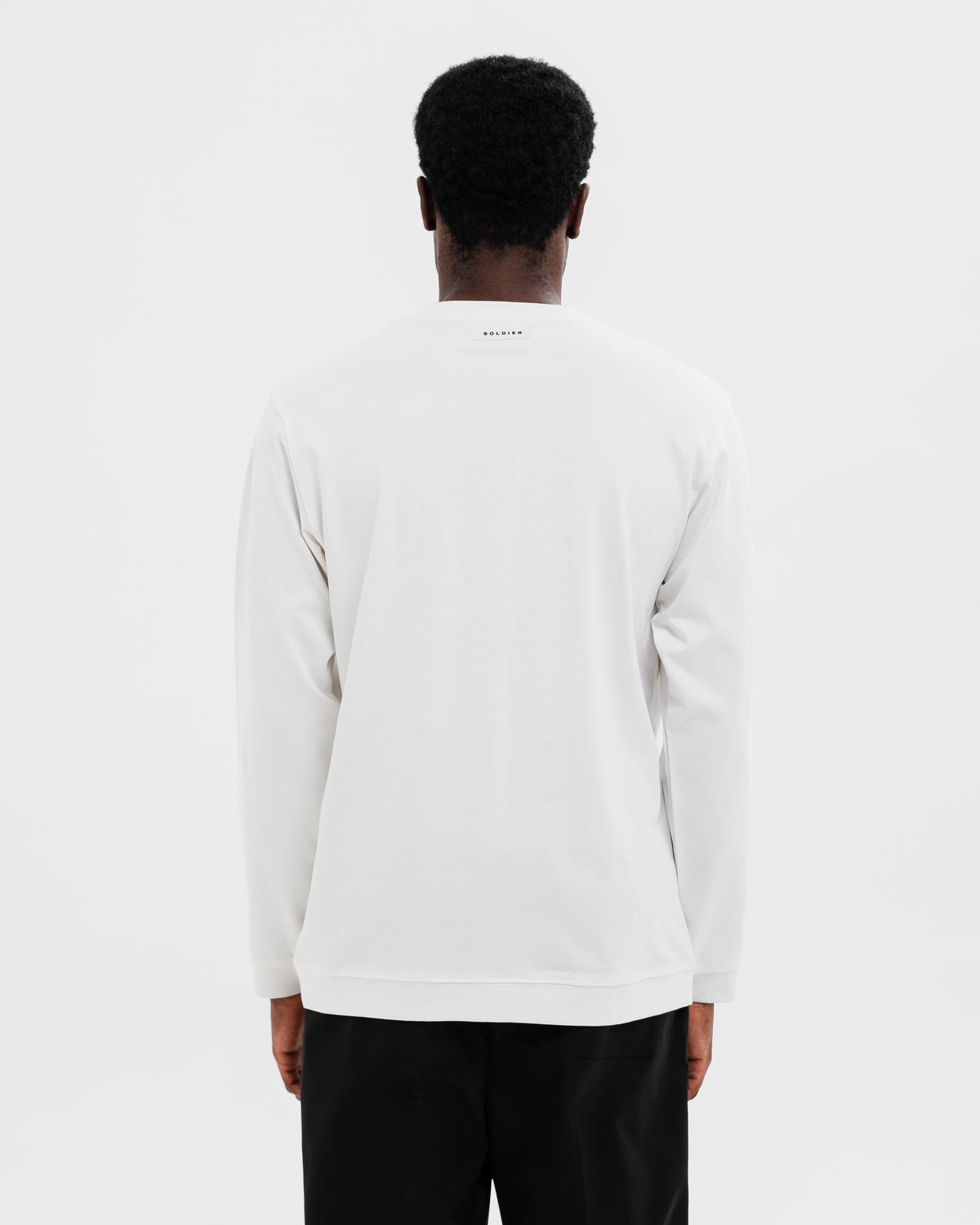 MAGLIA SOLDIER MANICA LUNGA BIANCA
