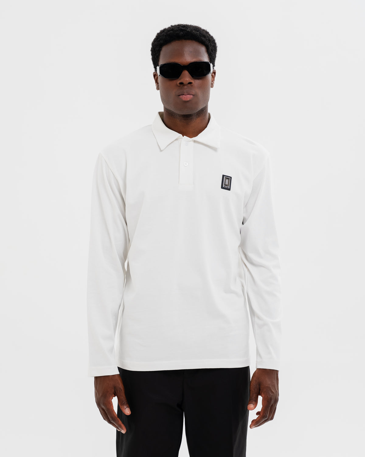 POLO SOLDIER MANICA LUNGA BIANCA