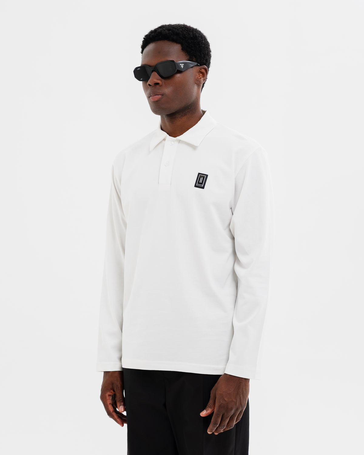 POLO SOLDIER MANICA LUNGA BIANCA