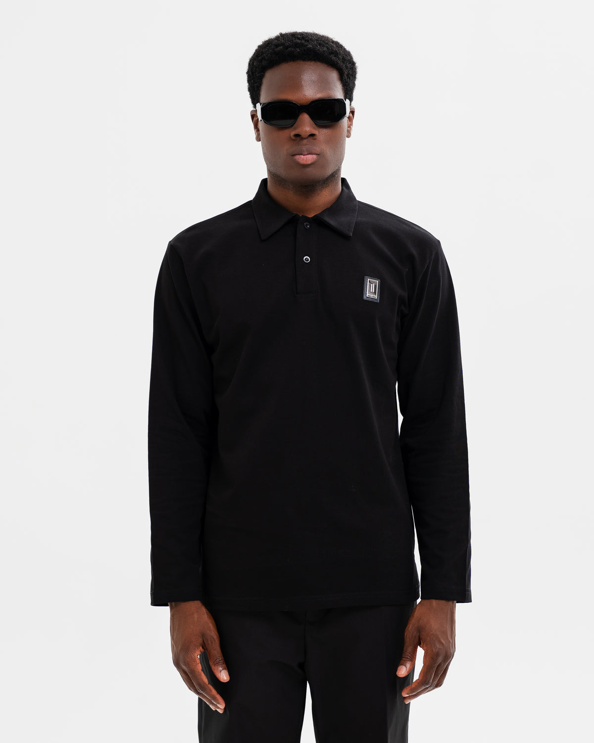 POLO SOLDIER MANICA LUNGA NERA