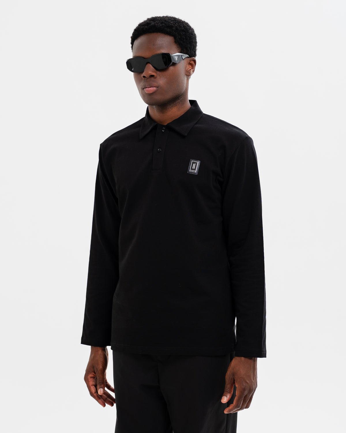 POLO SOLDIER MANICA LUNGA NERA