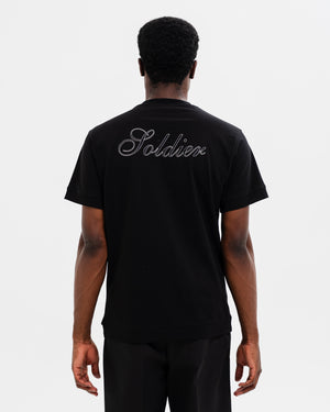 T-SHIRT SOLDIER FONT NERA