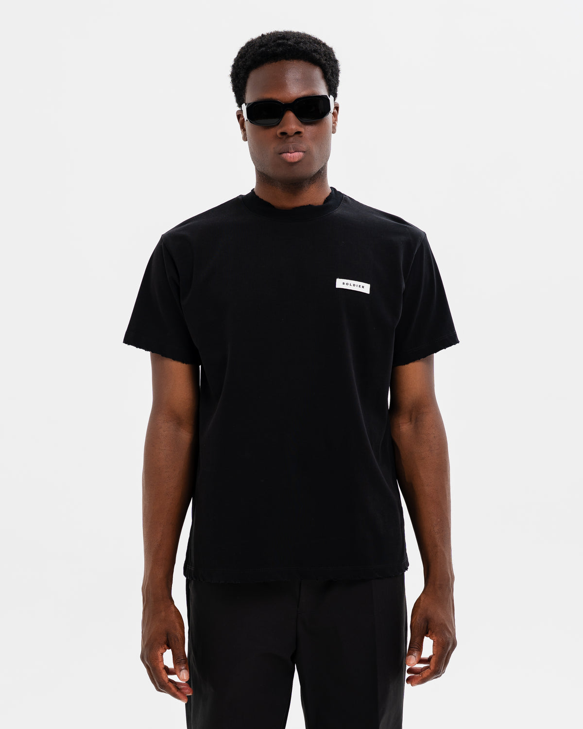 T-SHIRT SOLDIER ABRAS NERA