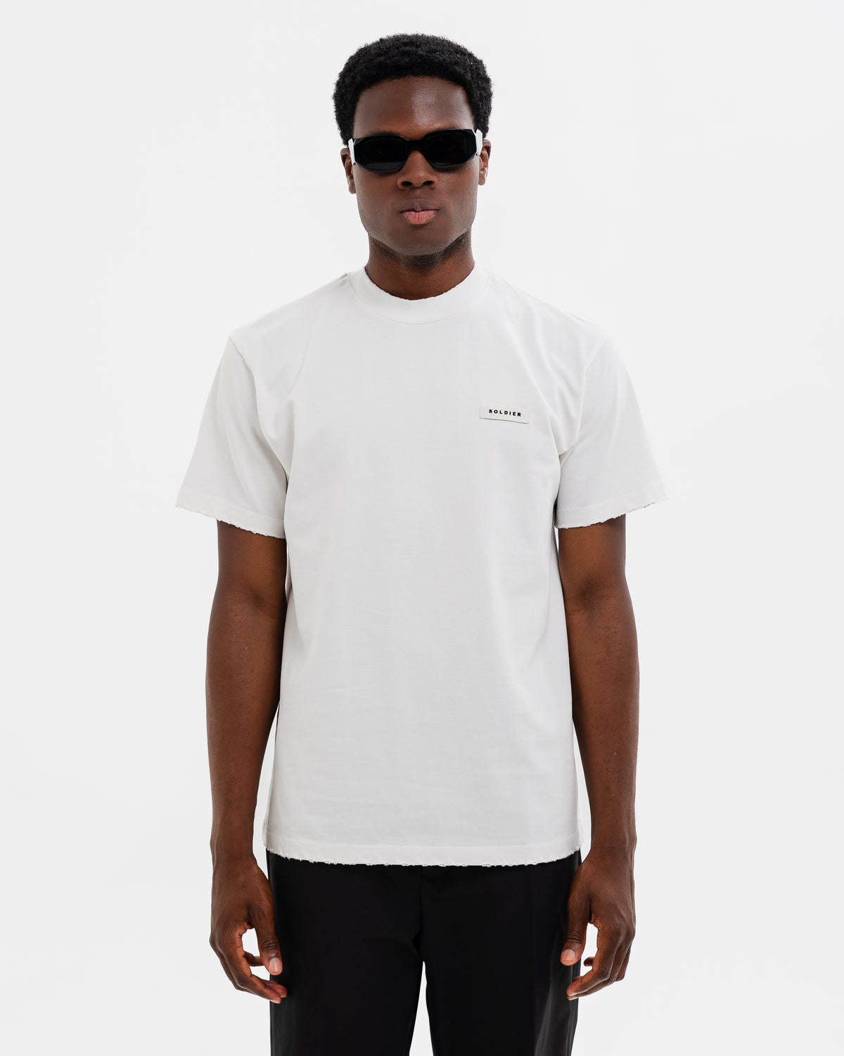 T-SHIRT SOLDIER ABRAS BIANCA
