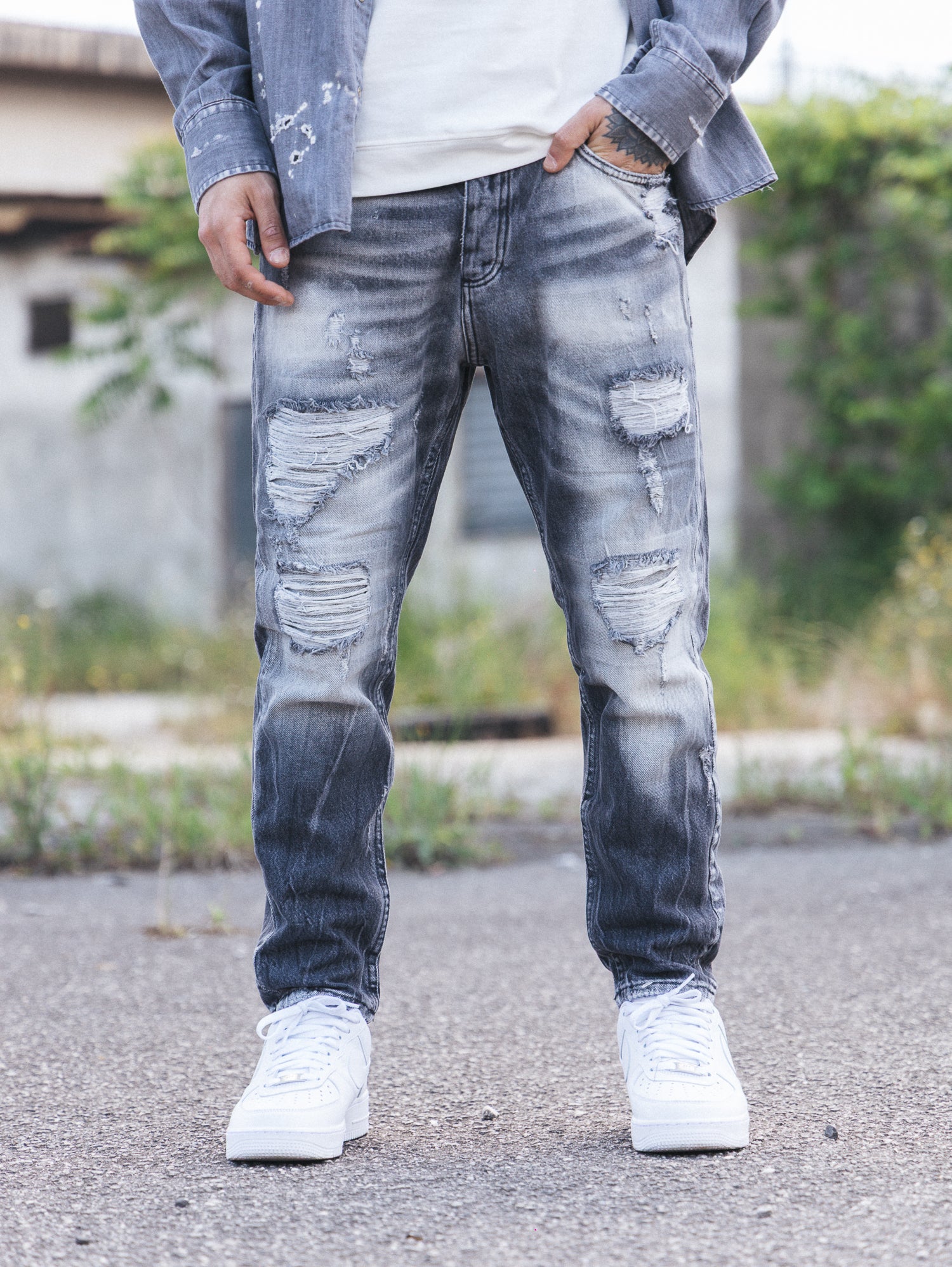 JEANS SOLDIER CROP 433N