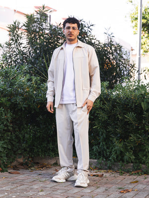COORDINATO SOLDIER NEW ZIP BEIGE