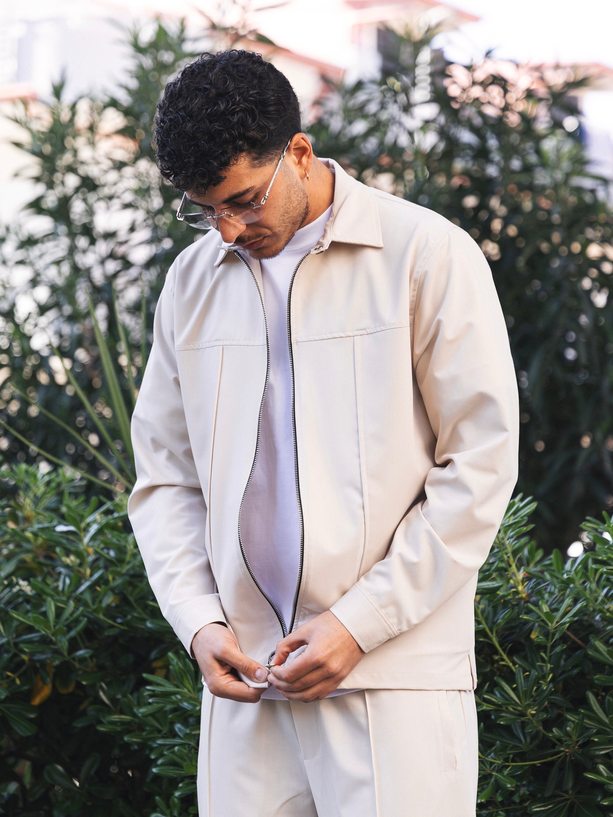 COORDINATO SOLDIER NEW ZIP BEIGE
