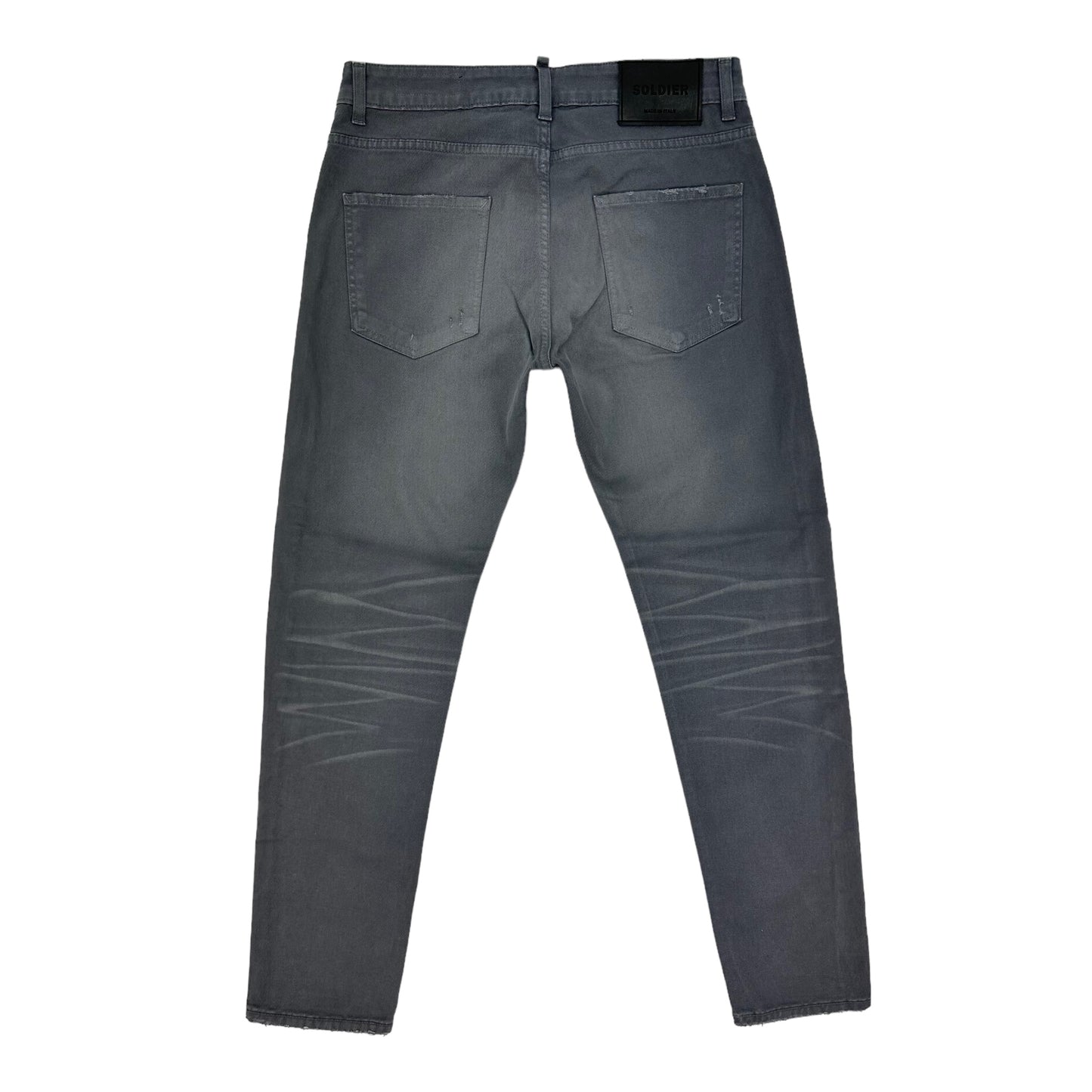 JEANS SOLDIER BOSS DRILL LASER GRIGIO