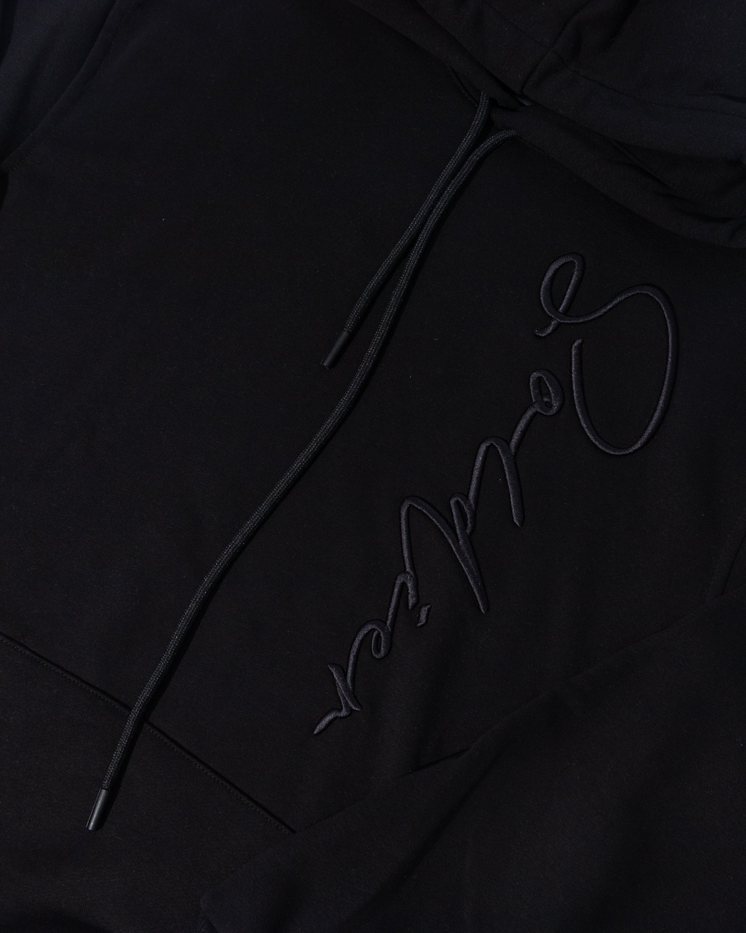 SOLDIER FELPA RICAMO SCRITTA NERA