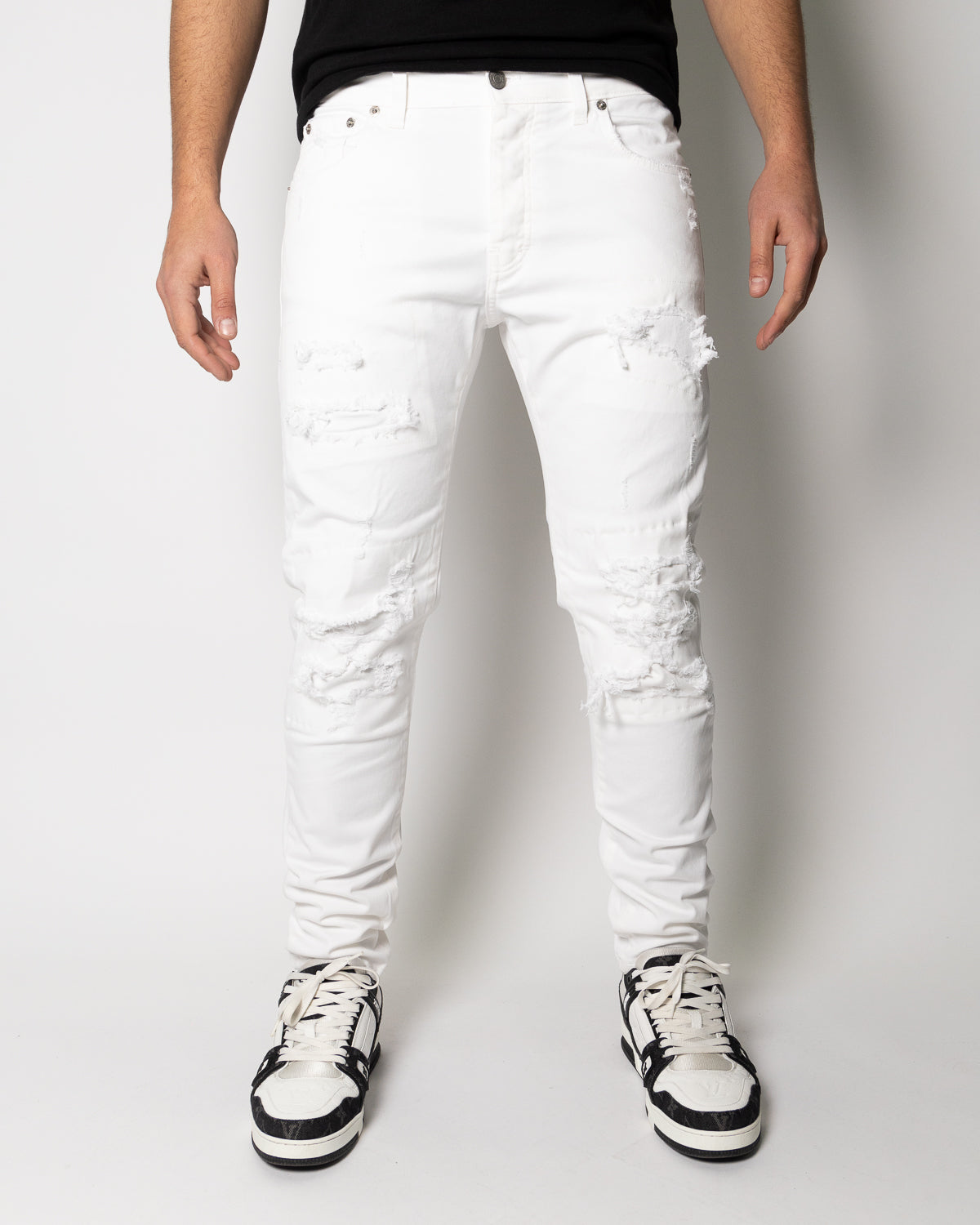 JEANS SOLDIER BOSS DRILL TOROT BIANCO