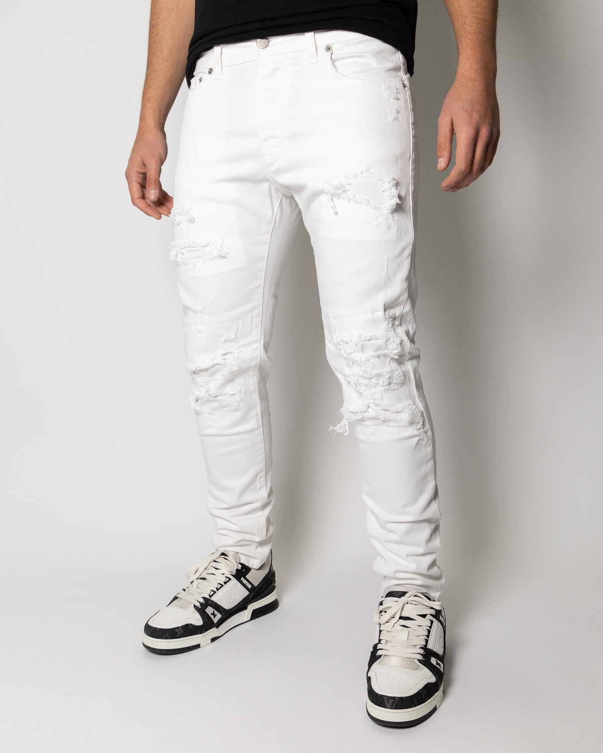 JEANS SOLDIER BOSS DRILL TOROT BIANCO