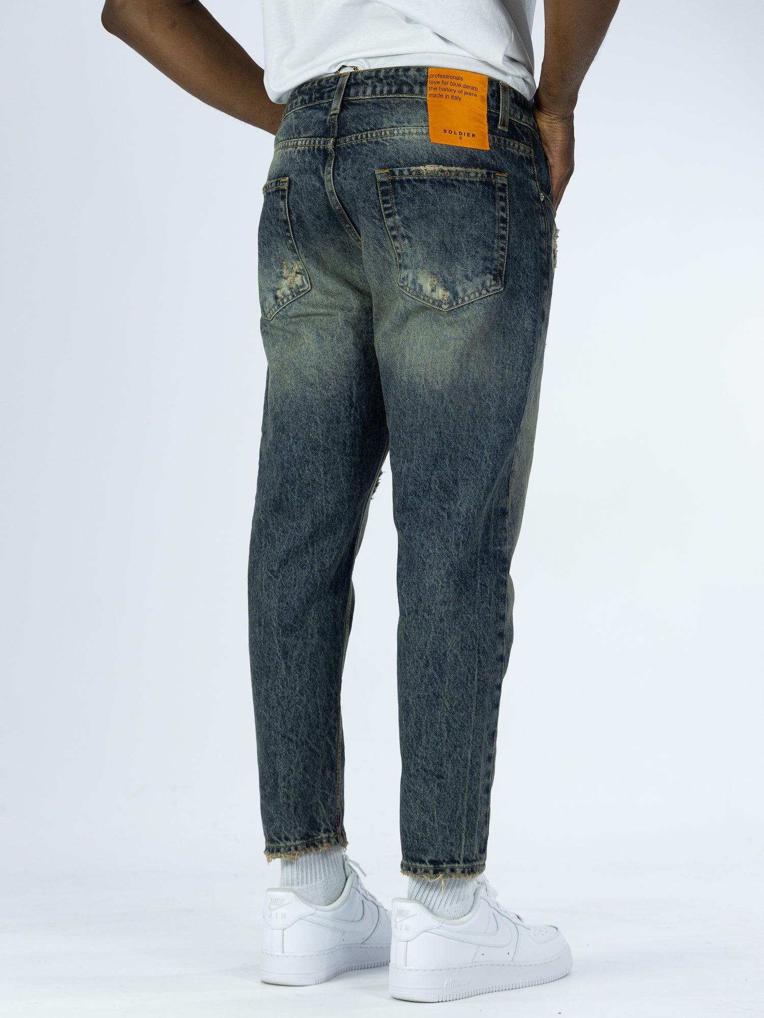 JEANS SOLDIER CROP 437B